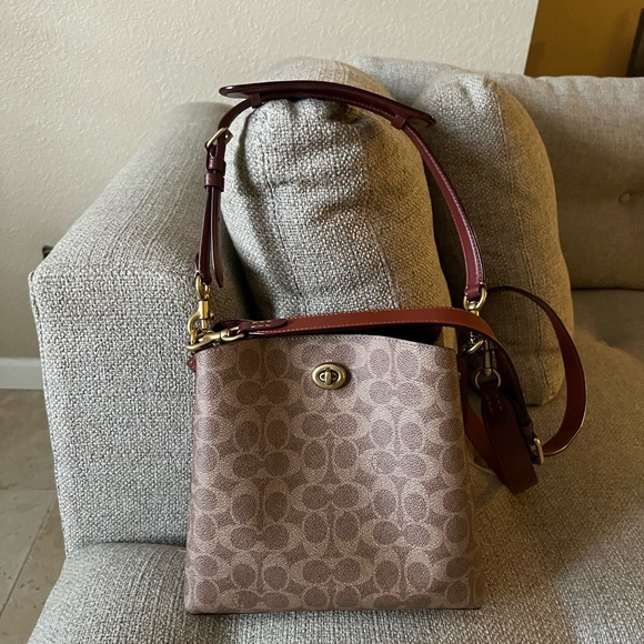 Coach Signature Canvas Willow Bucket Bag NWT - Picture 2 of 16